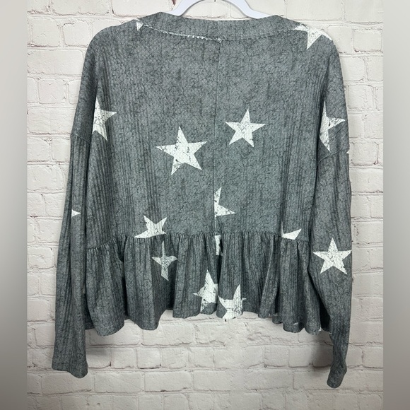 Altar’d State Relaxed Fit Babydoll Lightweight Sweater Blouse Oversized, Sz XS‎ - Picture 4 of 4